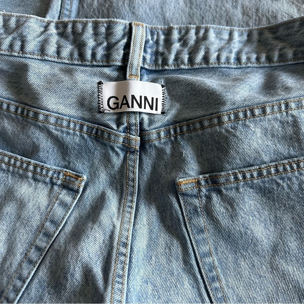 GANNI high rise wide leg woman’s jeans - Picture 11 of 13